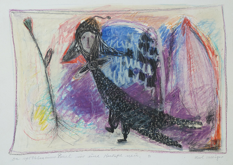 Karl Uelliger, Da spross an seinem Pinsel mir eine Knospe neu