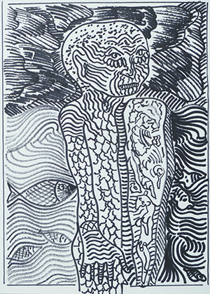 Otto Gilli, Zeichnung