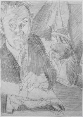 Selbstportrait Hans Obrecht